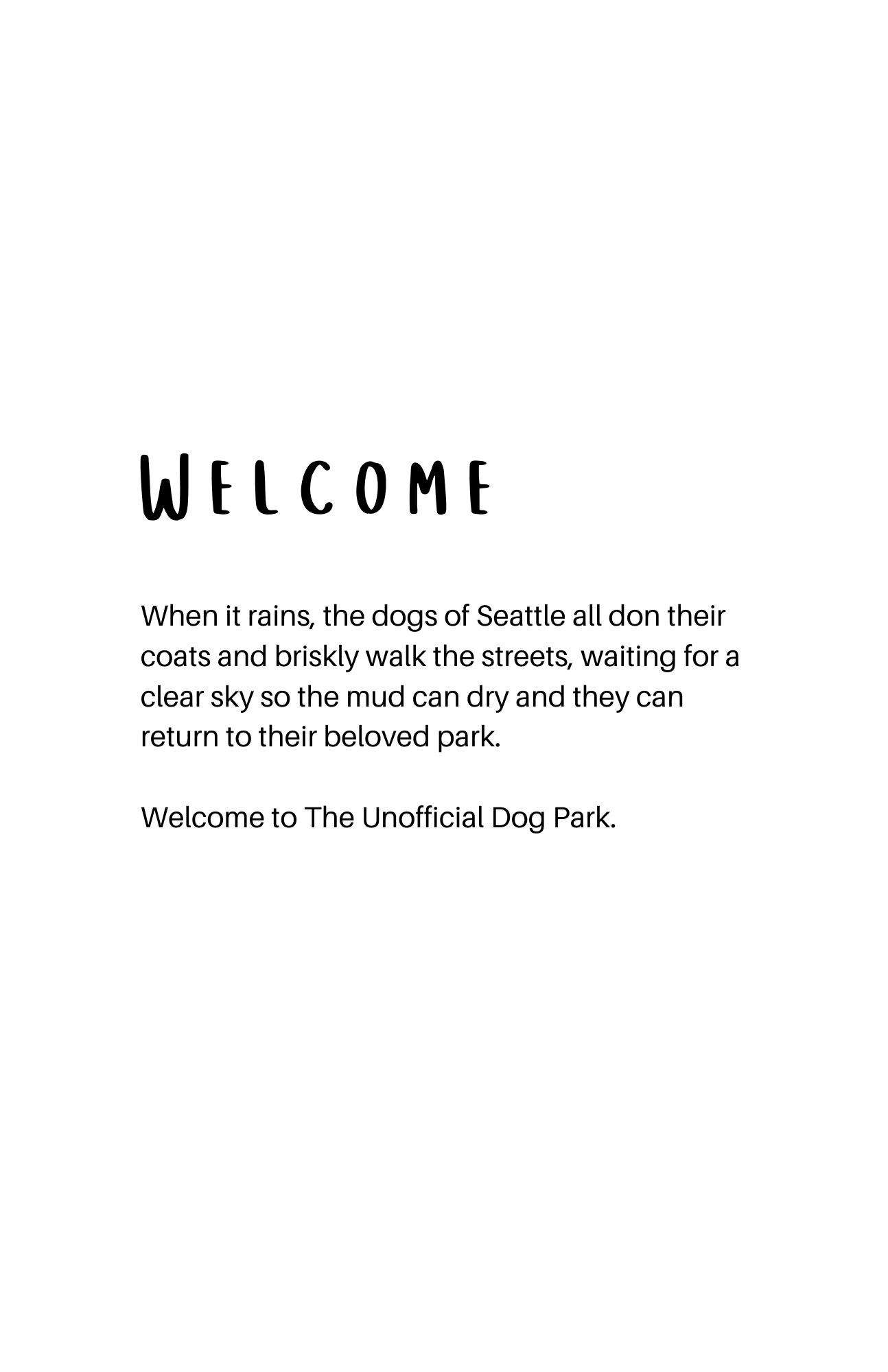 Unofficial Dog Park Zine, Issue #2