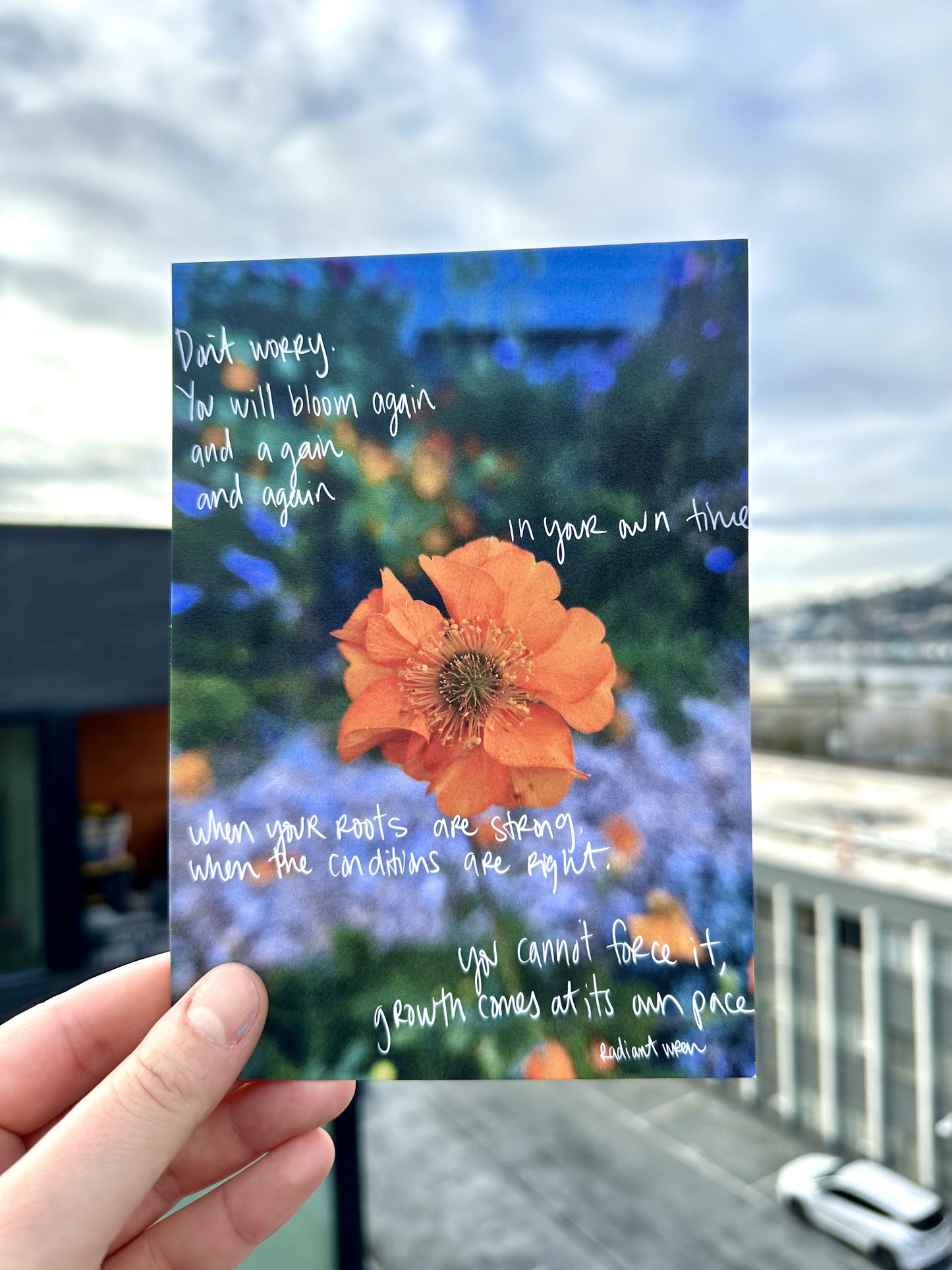 Bloom | Photo Poem Print