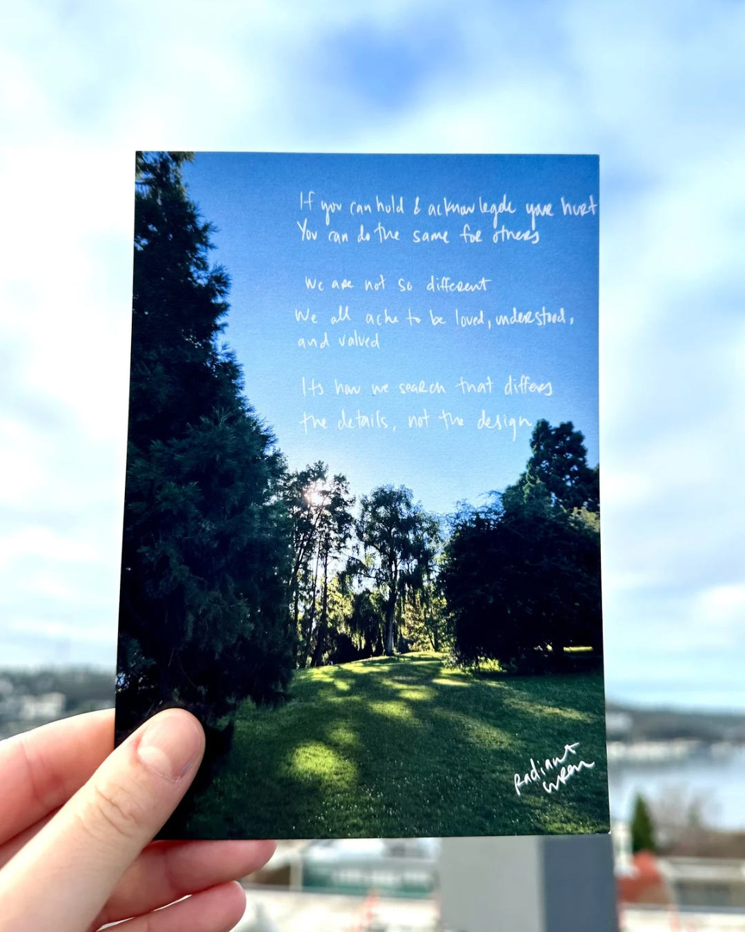 Details  | Photo Poem Print