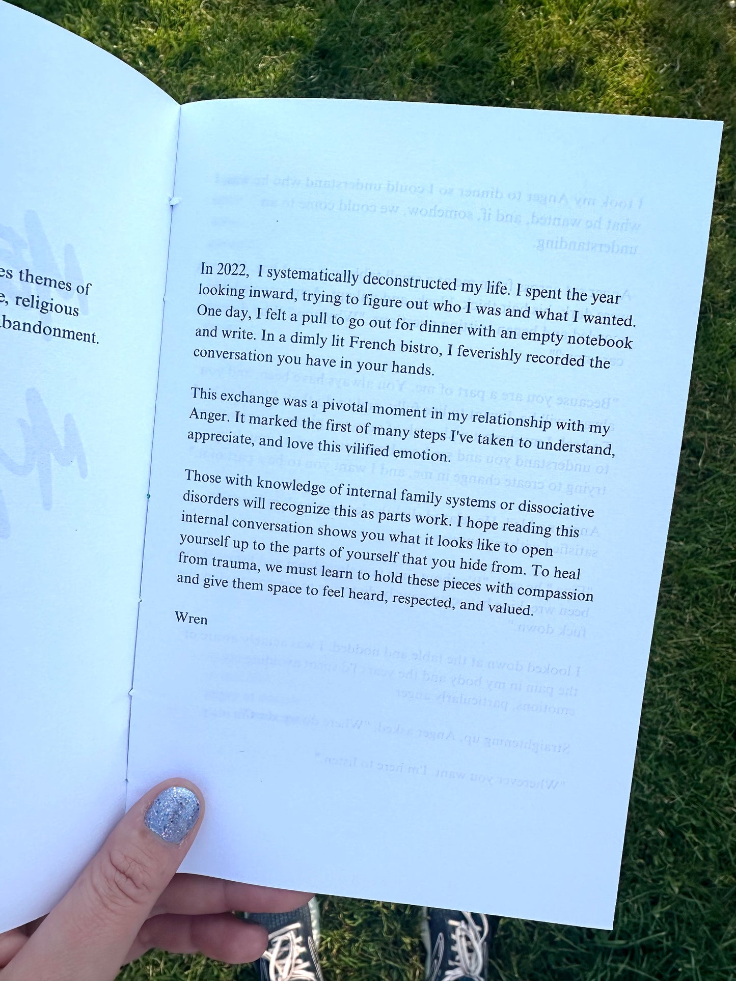 Meeting My Anger, a zine