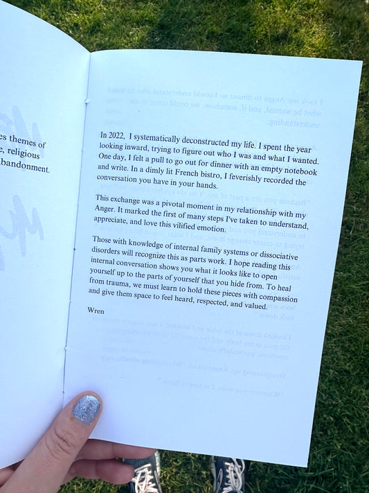 Meeting My Anger, a zine