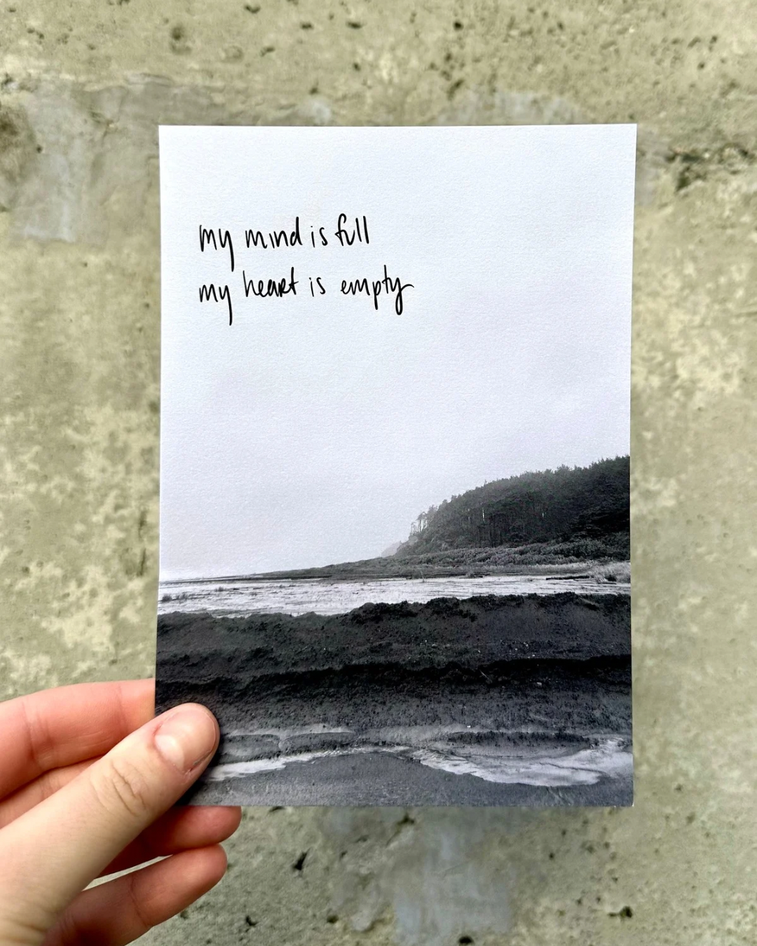 Imbalance | Photo Poem Print
