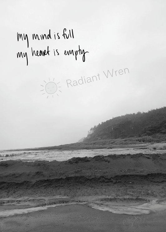 Imbalance | Photo Poem Print
