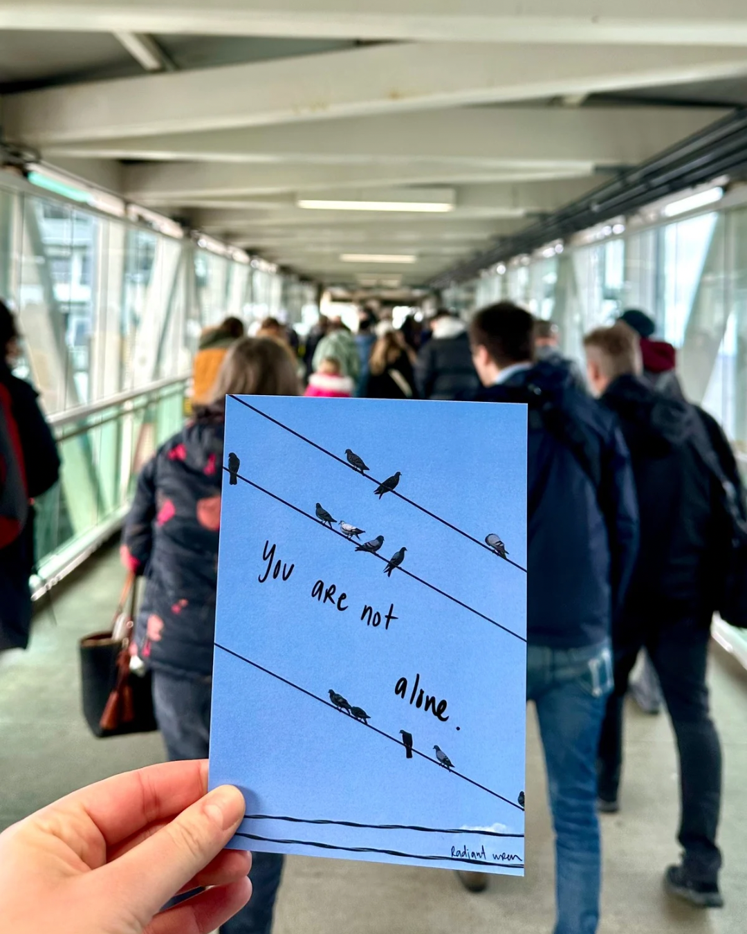 Not Alone | Photo Poem Print